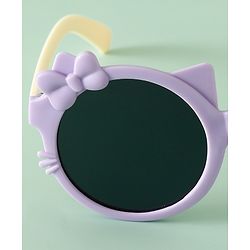 Babyhug Solid Coloured Sunglasses With Bow Design - Red