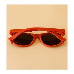 Babyhug Solid Coloured Sunglasses With Bow Design - Beige