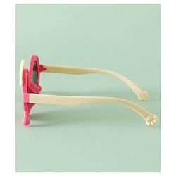 Babyhug Solid Coloured Sunglasses With Crown Applique - Blue