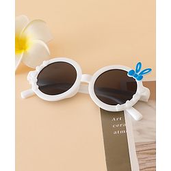 Babyhug Sunglasses with Bow Design - White