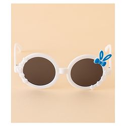 Babyhug Sunglasses with Bow Design - White