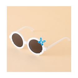 Babyhug Sunglasses with Bow Design - White