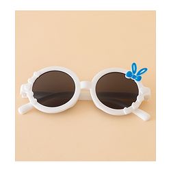 Babyhug Sunglasses with Bow Design - White