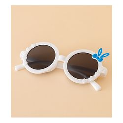 Babyhug Sunglasses with Bow Design - White