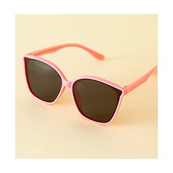 Babyhug TPE Solid Sunglasses For Kids - Black & Red