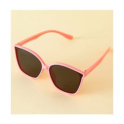 Babyhug TPE Solid Sunglasses For Kids - Black & Red
