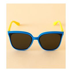 Babyhug TPE Solid Sunglasses For Kids - Black & Red
