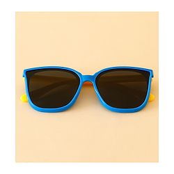 Babyhug TPE Solid Sunglasses For Kids - Black & Red