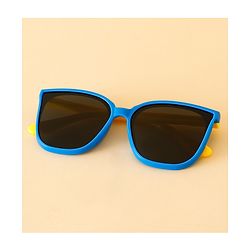Babyhug TPE Solid Sunglasses For Kids - Black & Red