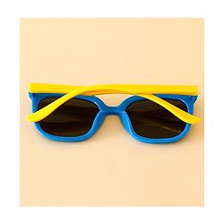 Babyhug TPE Solid Sunglasses For Kids - Black & Red