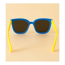 Babyhug TPE Solid Sunglasses For Kids - Black & Red