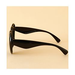 Babyhug TPE Heart Frame Solid Sunglasses - Black