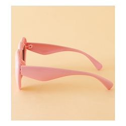 Babyhug TPE Heart Frame Solid Sunglasses - Black