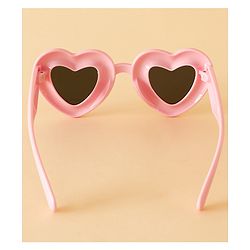 Babyhug TPE Heart Frame Solid Sunglasses - Black