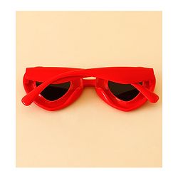 Babyhug TPE Heart Frame Solid Sunglasses - Black