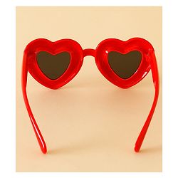 Babyhug TPE Heart Frame Solid Sunglasses - Black