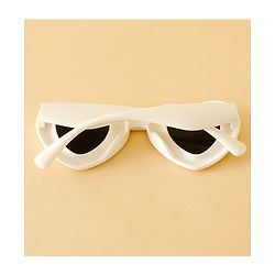 Babyhug TPE Heart Frame Solid Sunglasses - Black