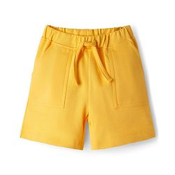 Babyhug Single Jersey Knit Half Sleeves T-Shirt & Shorts Set with Adventure Print - Blue & Yellow