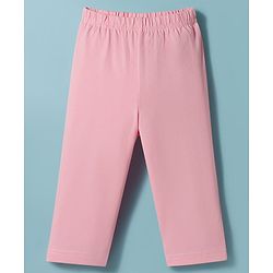 Babyhug Single Jersey Knit Full Sleeves Top & Leggings Set with Stripes - Pink