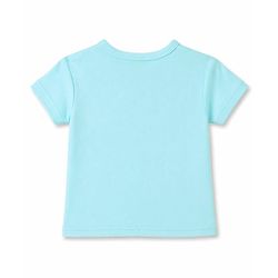 Babyhug Half Sleeves Cotton Knit Bear Print T-Shirts & Shorts Night Suit - Multicolour