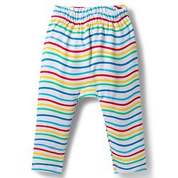 Babyhug Interlock Knit Full Length Sea Life Printed Diaper Leggings Pack Of 3 - Multicolour