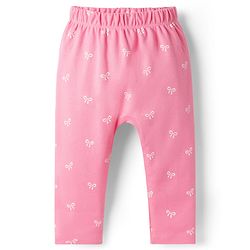Babyhug Interlock Knit Full Length Printed Diaper Leggings Pack of 3 - Multicolor