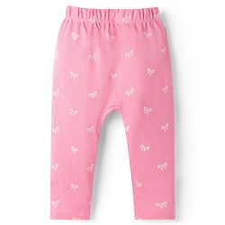Babyhug Interlock Knit Full Length Printed Diaper Leggings Pack of 3 - Multicolor