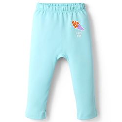Babyhug Interlock Knit Full Length Star & Ice Cream Printed Diaper Leggings Pack of 3 - Multicolor