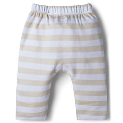 Babyhug Interlock Knit Full Length Diaper Leggings with Vehicle Print & Stripes Pack of 3 - Multicolor
