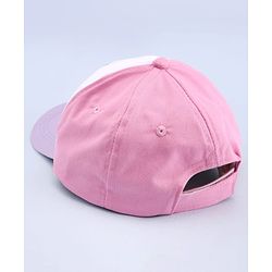 Babyhug Disney 100% Cotton Woven Summer Cap With Minnie Mouse Graphics Multicolour - Diameter 18.5 cm