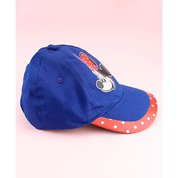 Bbayhug Disney Cotton Woven Summer Cap With Minnie Mouse Graphics Multicolor - Diameter 17 cm