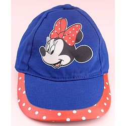 Bbayhug Disney Cotton Woven Summer Cap With Minnie Mouse Graphics Multicolor - Diameter 17 cm