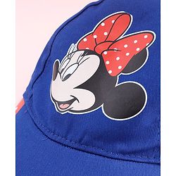 Bbayhug Disney Cotton Woven Summer Cap With Minnie Mouse Graphics Multicolor - Diameter 17 cm