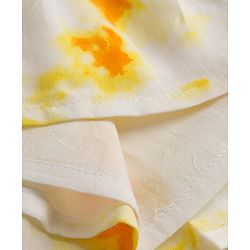 Babyhug Cotton Woven Sleeveless Abstract Printed Frock - White