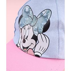 Babyhug Disney Summer Cap With Minnie Mouse Graphics Multicolor - Diameter 17 cm