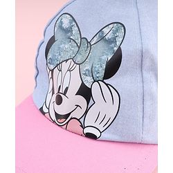 Babyhug Disney Summer Cap With Minnie Mouse Graphics Multicolor - Diameter 17 cm