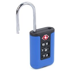 Babyhug Secure 3-Digit Luggage TSA Lock ??Black Lightweight Travel Lock Durable Combination Lock for Bags & Suitcases Compact & Easy to Use Free Size Number Lock.