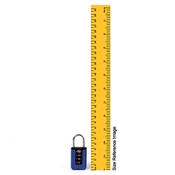 Babyhug Secure 3-Digit Luggage TSA Lock ??Black Lightweight Travel Lock Durable Combination Lock for Bags & Suitcases Compact & Easy to Use Free Size Number Lock.