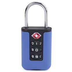 Babyhug Secure 3-Digit Luggage TSA Lock ??Black Lightweight Travel Lock Durable Combination Lock for Bags & Suitcases Compact & Easy to Use Free Size Number Lock.