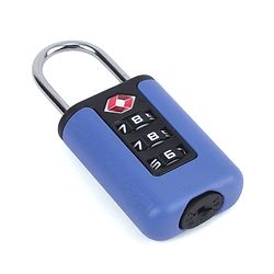 Babyhug Secure 3-Digit Luggage TSA Lock ??Black Lightweight Travel Lock Durable Combination Lock for Bags & Suitcases Compact & Easy to Use Free Size Number Lock.