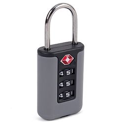Babyhug Secure 3-Digit Luggage TSA Lock ??Black Lightweight Travel Lock Durable Combination Lock for Bags & Suitcases Compact & Easy to Use Free Size Number Lock.