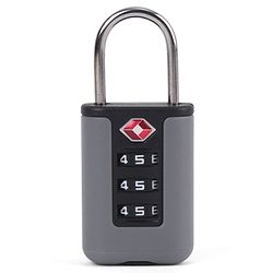 Babyhug Secure 3-Digit Luggage TSA Lock ??Black Lightweight Travel Lock Durable Combination Lock for Bags & Suitcases Compact & Easy to Use Free Size Number Lock.