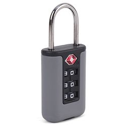 Babyhug Secure 3-Digit Luggage TSA Lock ??Black Lightweight Travel Lock Durable Combination Lock for Bags & Suitcases Compact & Easy to Use Free Size Number Lock.