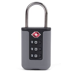 Babyhug Secure 3-Digit Luggage TSA Lock ??Black Lightweight Travel Lock Durable Combination Lock for Bags & Suitcases Compact & Easy to Use Free Size Number Lock.