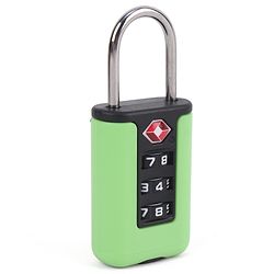 Babyhug Secure 3-Digit Luggage TSA Lock ??Black Lightweight Travel Lock Durable Combination Lock for Bags & Suitcases Compact & Easy to Use Free Size Number Lock.