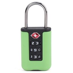 Babyhug Secure 3-Digit Luggage TSA Lock ??Black Lightweight Travel Lock Durable Combination Lock for Bags & Suitcases Compact & Easy to Use Free Size Number Lock.