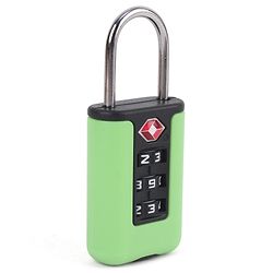 Babyhug Secure 3-Digit Luggage TSA Lock ??Black Lightweight Travel Lock Durable Combination Lock for Bags & Suitcases Compact & Easy to Use Free Size Number Lock.