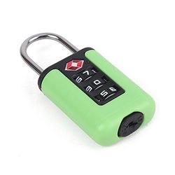 Babyhug Secure 3-Digit Luggage TSA Lock ??Black Lightweight Travel Lock Durable Combination Lock for Bags & Suitcases Compact & Easy to Use Free Size Number Lock.