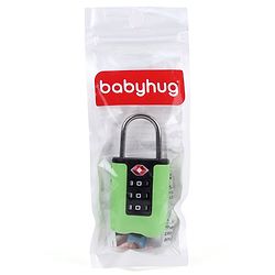 Babyhug Secure 3-Digit Luggage TSA Lock ??Black Lightweight Travel Lock Durable Combination Lock for Bags & Suitcases Compact & Easy to Use Free Size Number Lock.