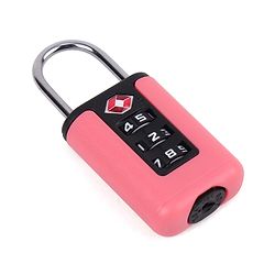 Babyhug Secure 3-Digit Luggage TSA Lock ??Black Lightweight Travel Lock Durable Combination Lock for Bags & Suitcases Compact & Easy to Use Free Size Number Lock.